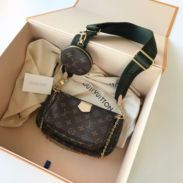 Louis Vuitton Multi Pochette Accessoires Bag Beige Monogram