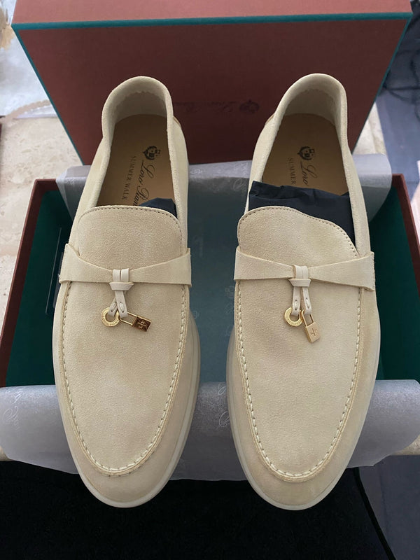 Loro Piana Summer Charms Walk Loafers (Butter)