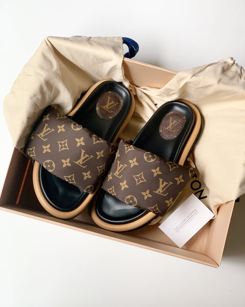 Louis Vuitton, Shoes, Louis Vuitton Pillow Slide
