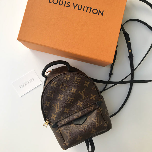 Louis Vuitton Palm Springs Backpack PM White in Smooth Calfskin