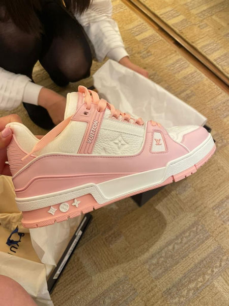 louis vuitton sneakers pink