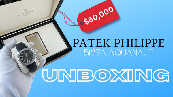 Unboxing the Patek Philippe 5167A Aquanaut