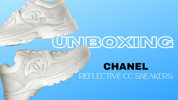 Unboxing the Chanel CC Reflective Sneaker White