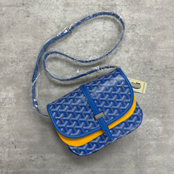 Goyard Belvedere Crossbody Bag PM (Blue)