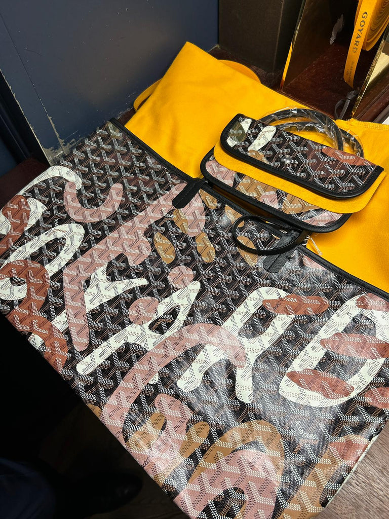 NEW! GOYARD Saint Louis PM Lettres Camouflage LIMITED EDITION Bags