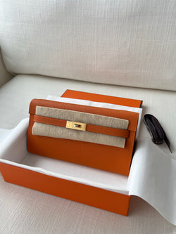 Hermès Kelly To Go Orange Epsom GHW