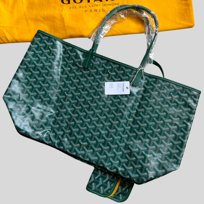 Goyard St Louis PM Tote Bag (Green)