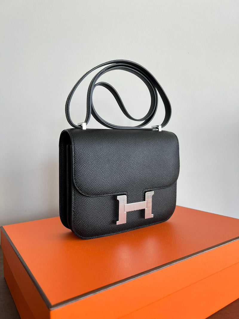 Hermès Constance 18 Black Epsom PHW