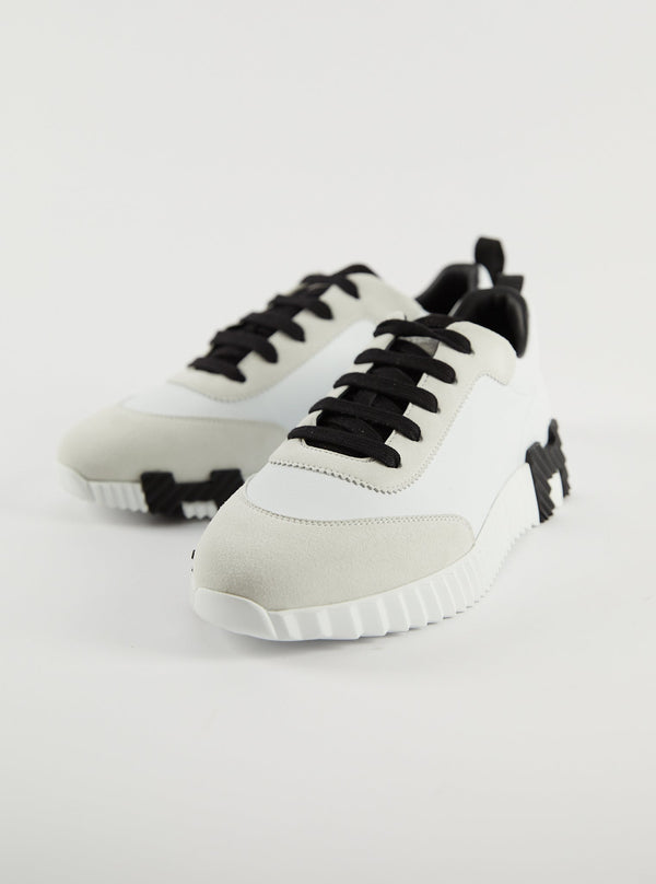 Hermès Bouncing Sneakers (White/Black)