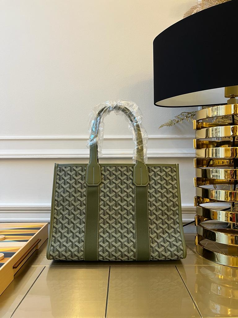 Goyard Limited Edition Villette Jacquard Tote Bag PM (Khaki)