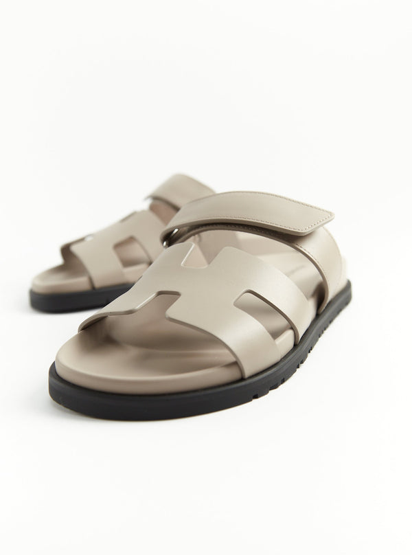 Hermès Chypre Sandals (Beige Mastic)