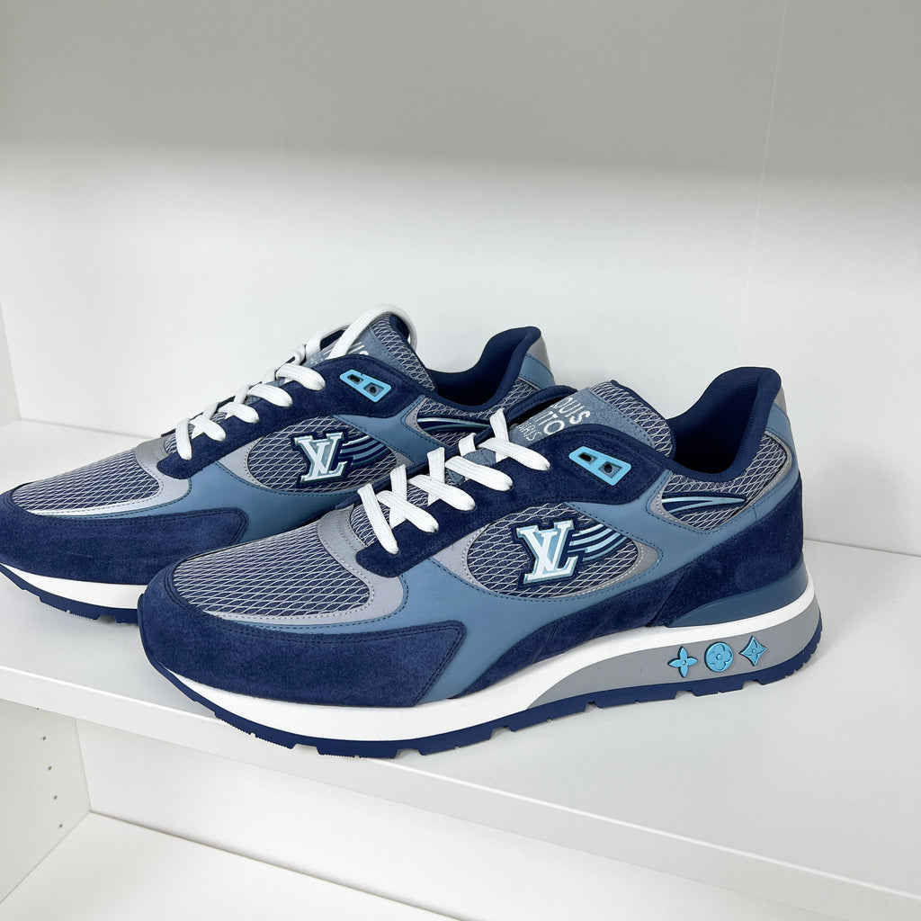 Louis Vuitton Men's Run Away Trainers (Blue) 2021 – The Luxury Shopper