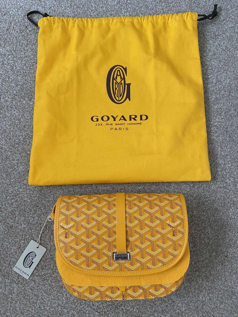 yellow goyard crossbody bag
