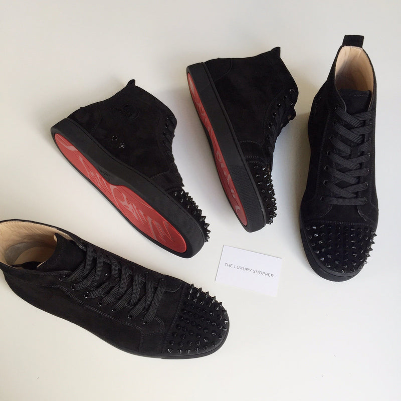 Christian Louboutin Lou Suede Spikes