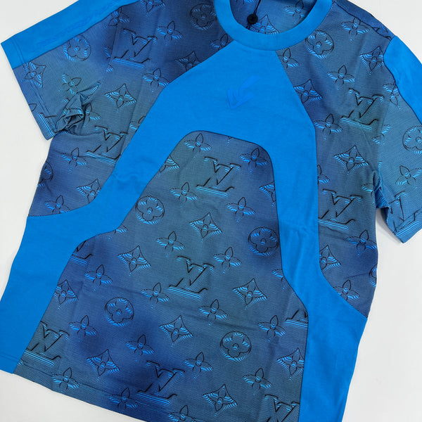 Louis Vuitton Louis Vuitton 2054 Intarsia Printed T-Shirt Blue/Multi के लिए  पुरुषों के लिए