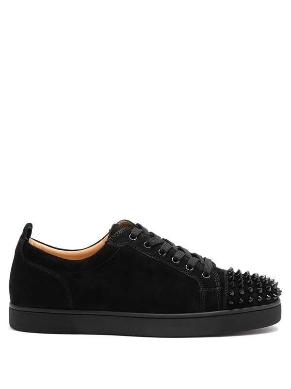 Christian Louboutin Louis Junior Suede Spikes