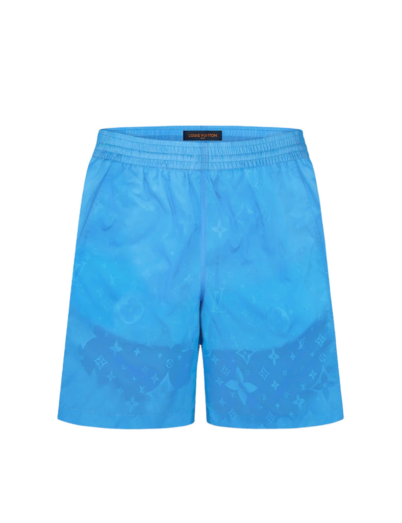 Louis Vuitton Signature Swim Board Shorts Blue France. Size XL