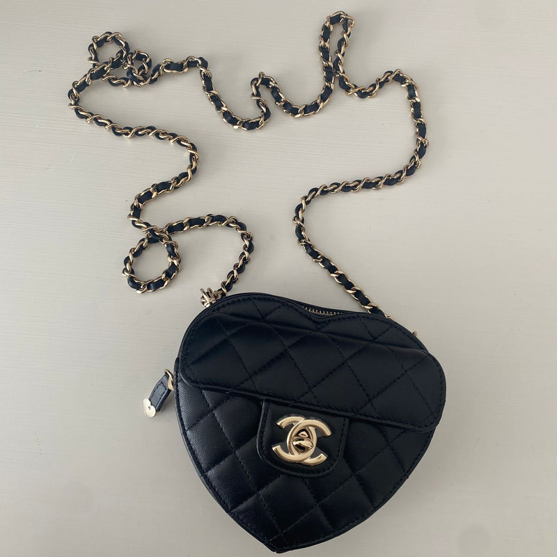 Chanel Heart Bag Black (Small)