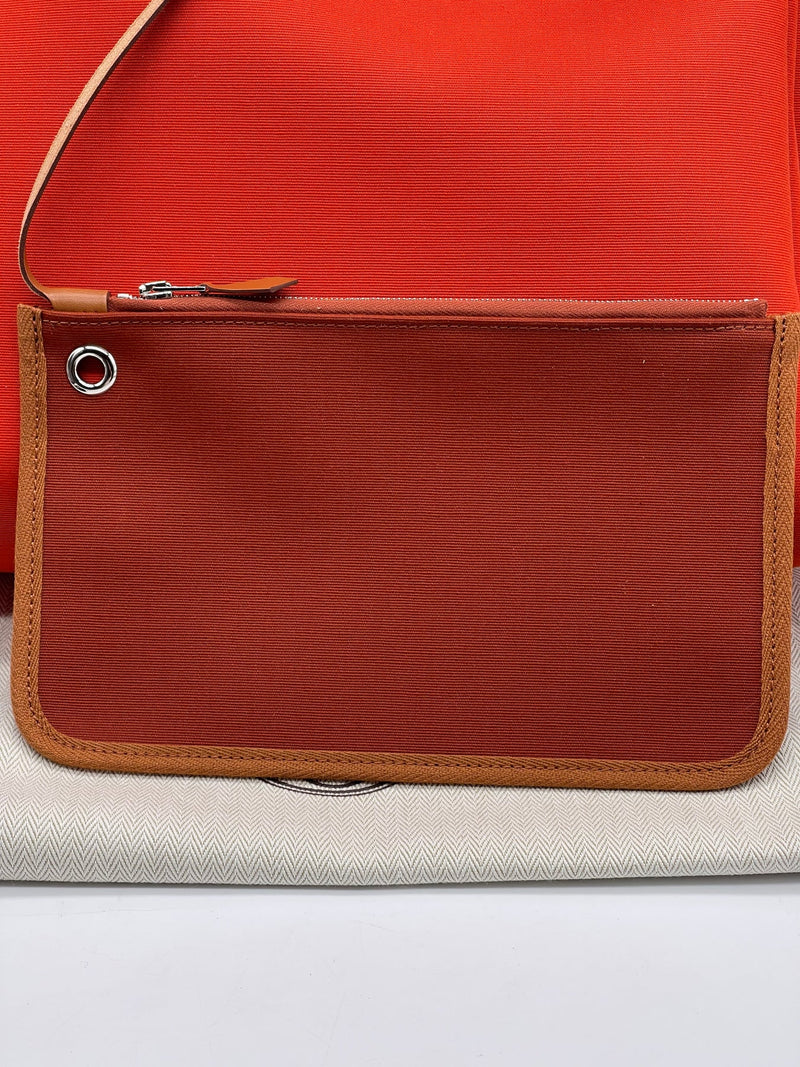 Hermès Herbag Zip 31 Bag Verso Orange Mecano PHW