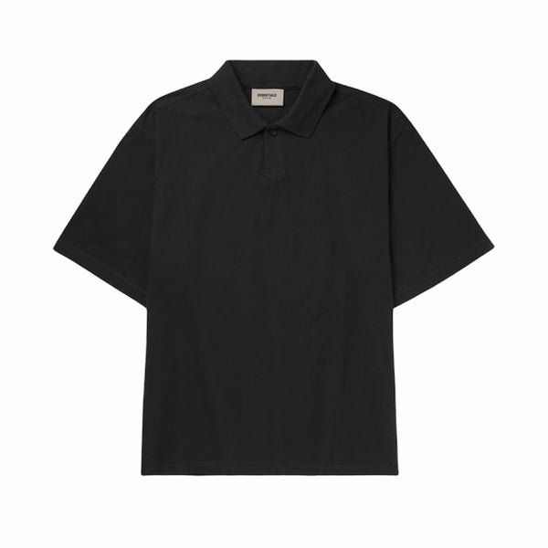 Fear Of God ESSENTIALS Jersey Polo Black