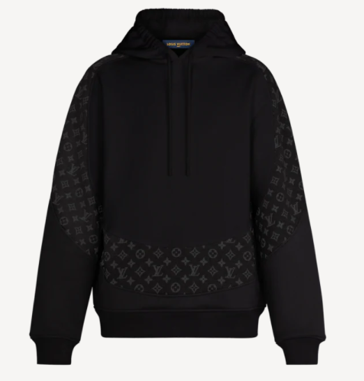 Louis Vuitton 2020 Circle Cut Monogram Hoodie - Black Sweatshirts &  Hoodies, Clothing - LOU737290