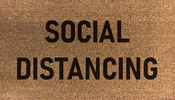 Social Distancing Doormat