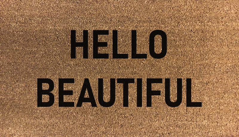 Hello Beautiful Doormat