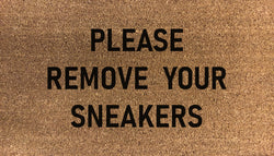 Please Remove Your Sneakers Doormat