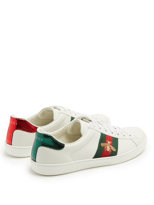 Gucci Ace Bee Embroidered Sneakers