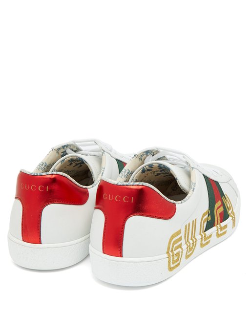 Gucci New Ace Glitter Sneakers