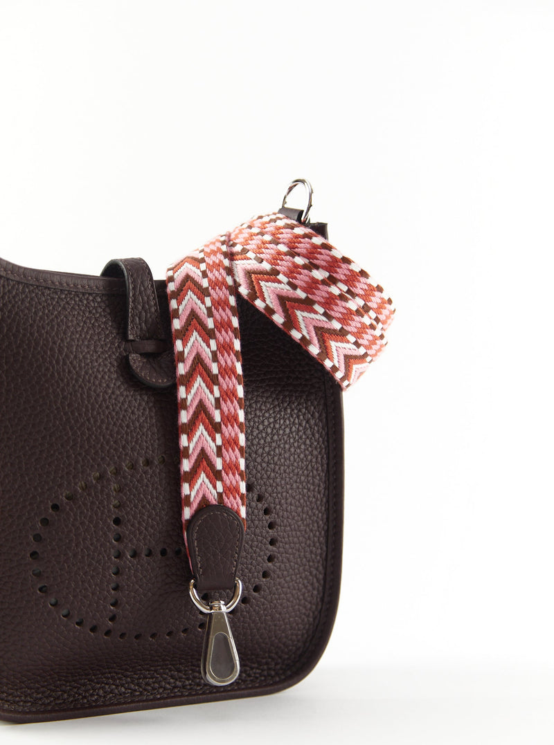 Hermès Mini Evelyne 16 Leather Bag Rouge Sellier Clemence Palladium Ha –  The Luxury Shopper